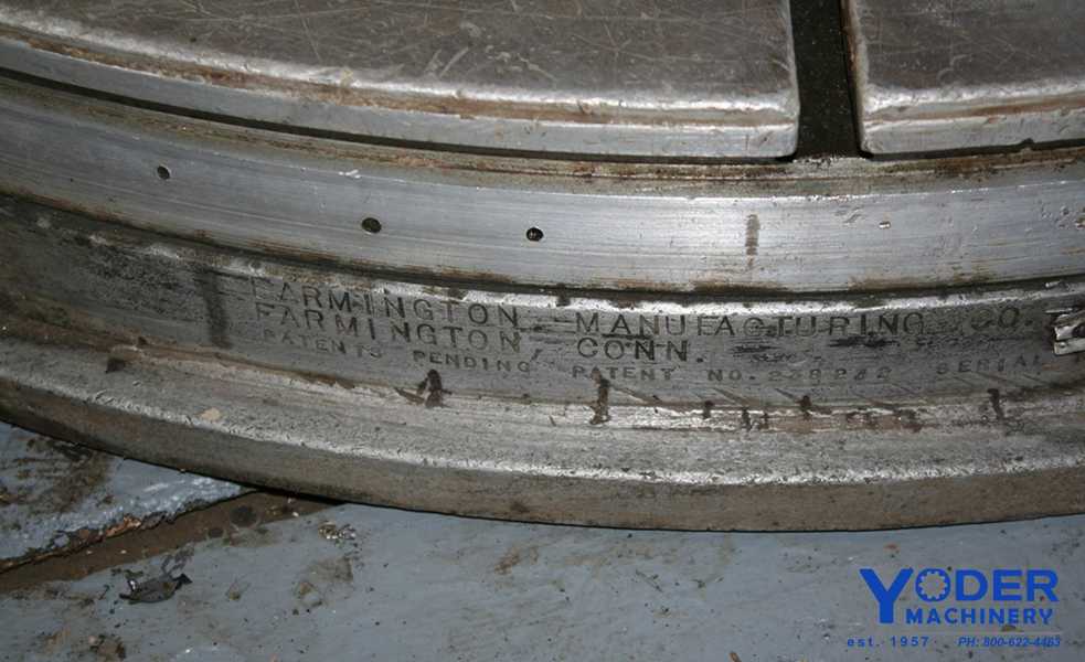 42" Farmington #RT4200, air lift rotary table, 5 T-slots, 10000 lb. capacity, #53251 - Image 5