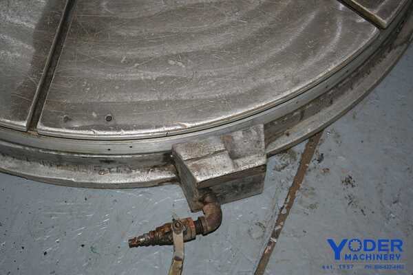 42" Farmington #RT4200, air lift rotary table, 5 T-slots, 10000 lb. capacity, #53251 - Image 10