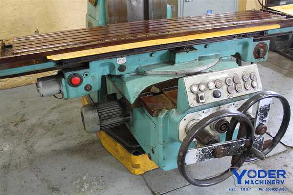 Heckert #FU400II, horizontal mill, 71" x16" table area, 28-1400 RPM, #50 NS, coolant, #58578 - Image 10