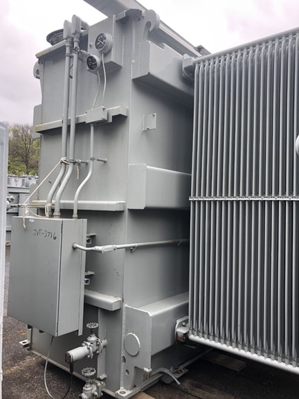 7500/8400/10500 kVA, 115000 Delta Primary, 4160/2400 WYE Secondary, General Electric Substation - Image 2