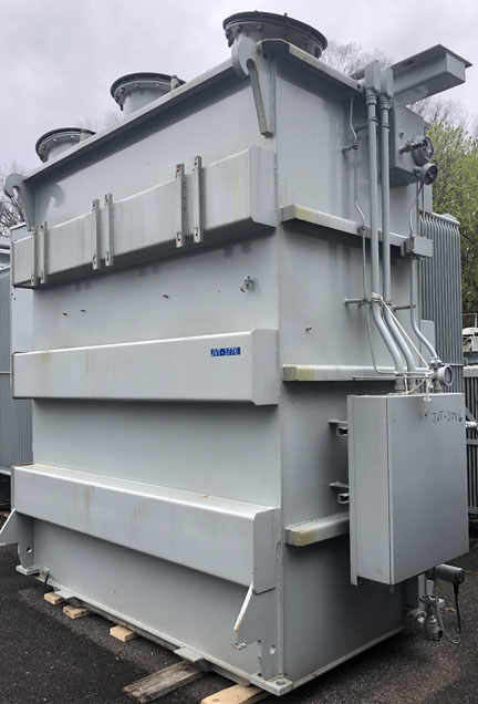 7500/8400/10500 kVA, 115000 Delta Primary, 4160/2400 WYE Secondary, General Electric Substation - Image 3