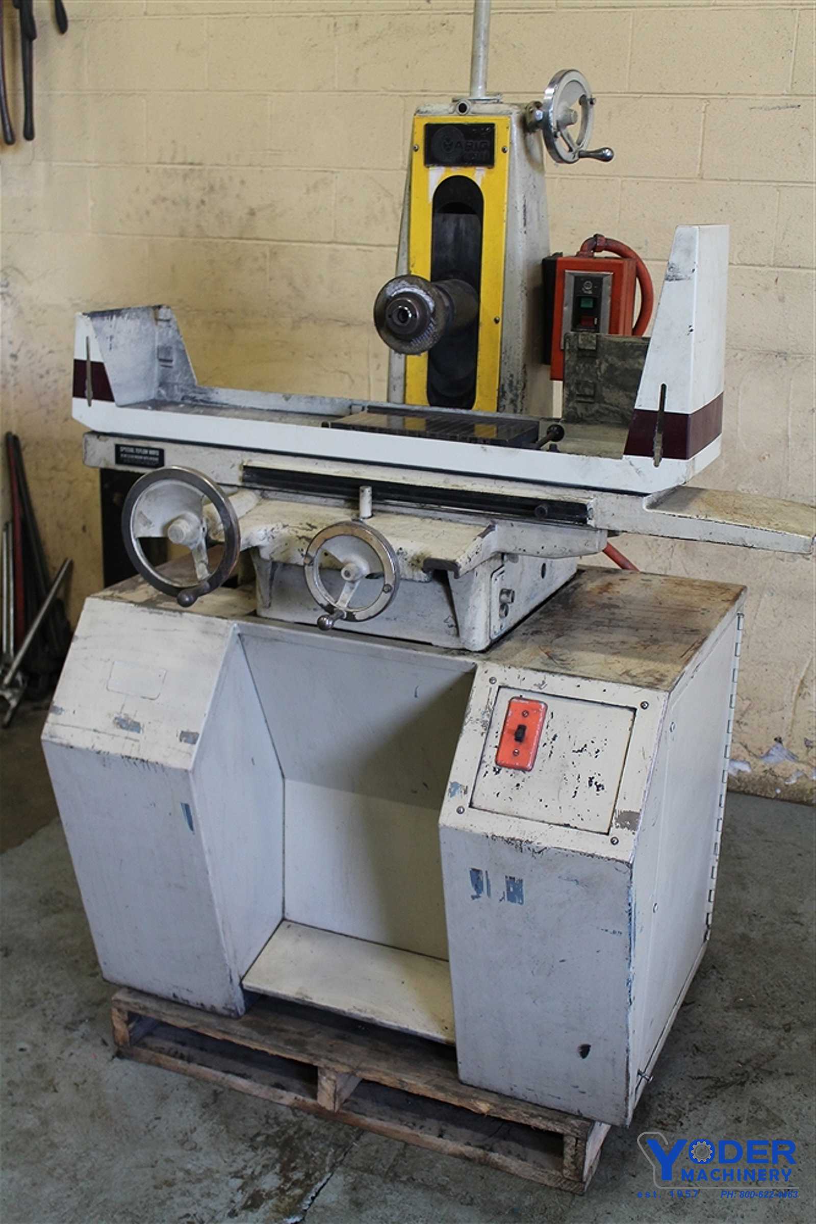 6" x 18" Harig #Super-618, 7" x 1/2" x 1-1/4" grinding wheel, 1 HP, 1 shot lube, #62918 - Image 1