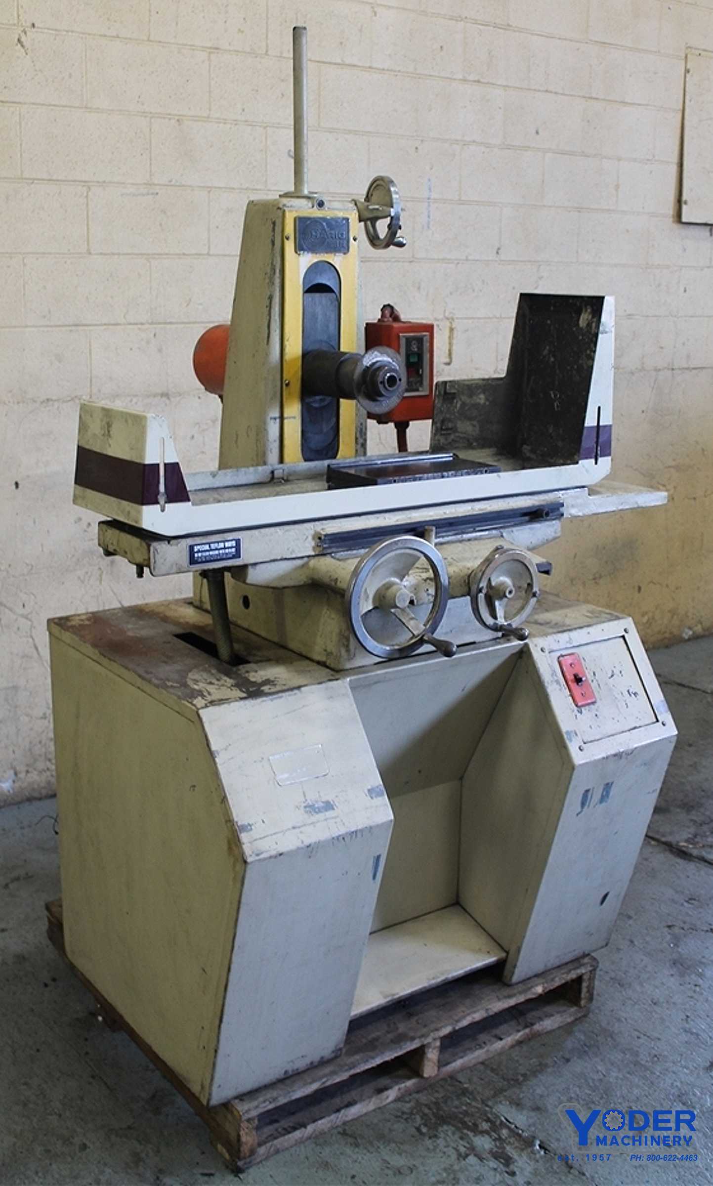 6" x 18" Harig #Super-618, 7" x 1/2" x 1-1/4" grinding wheel, 1 HP, 1 shot lube, #62918 - Image 2