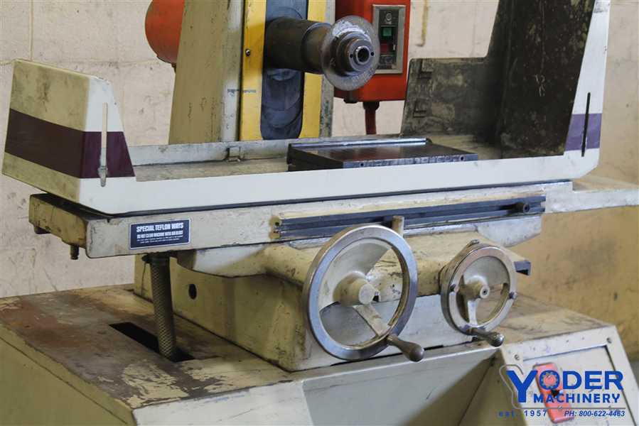 6" x 18" Harig #Super-618, 7" x 1/2" x 1-1/4" grinding wheel, 1 HP, 1 shot lube, #62918 - Image 5