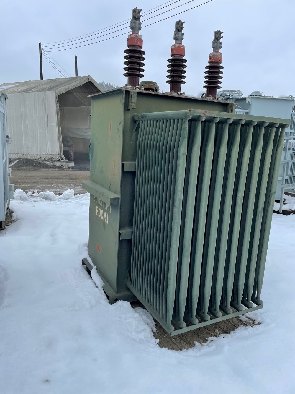 2000 KVA 25000 Delta Primary, 480 Delta Secondary, Substation, (2) 2.5% A+BN taps, 5.82% imp - Image 2