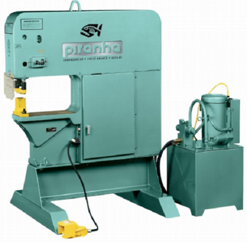 Piranha #SEP120, ironworker w/punch holder, stripper & die block, 120 ton, 10 HP, new - Image 1