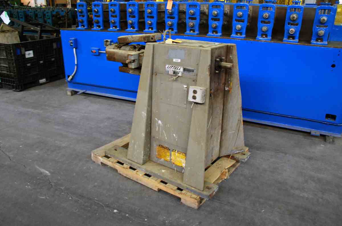 2000 lb. Littell single uncoilers, 12" width, parts only, #3700 - Image 3