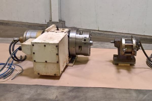 8.6" Nikken #CNC-200LF, rotary table, 8" 3-Jaw Autoblok chuck, 4th Axis drive, tailstock, 1995, #47800 - Image 1