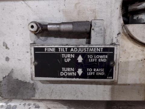 55 Ton, Pacific #J55-10, 10' overall, hydraulic press brake, #10653 - Image 10