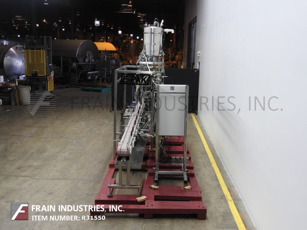 E-Pak, 6 head, inline, Stainless Steel, positive displacement filler, with 19' x 7-1/2" delran container - Image 4