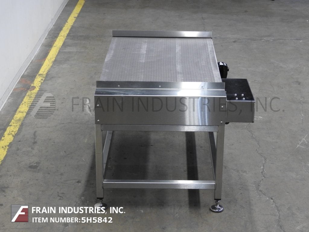 36" W x 60" L IPS, offline Stainless Steel accumulation table, 36"W x 60"L intralox style belt - Image 4