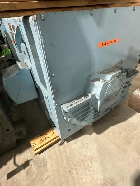 1250 HP 3600 RPM Westinghouse, Frame 5810H, weather protected enclosure type 2, rebuilt, 2300 Volts - Image 3
