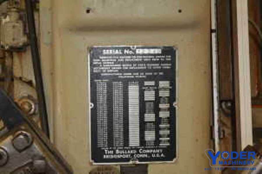 46" Bullard #Dynatrol, vertical turret lathe, 40" under cross rail, built in 4-jaw chuck, automatic lube - Image 7