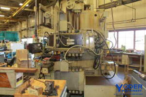 46" Bullard #Dynatrol, vertical turret lathe, 40" under cross rail, built in 4-jaw chuck, automatic lube - Image 10