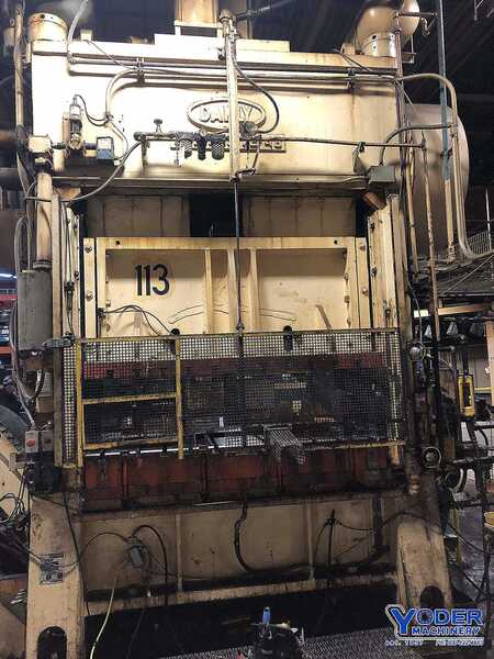 200 Ton, Danly #SC2-200-72-48, straight side double crank press, 5" stroke, 28" Shut Height, air clutch & - Image 7
