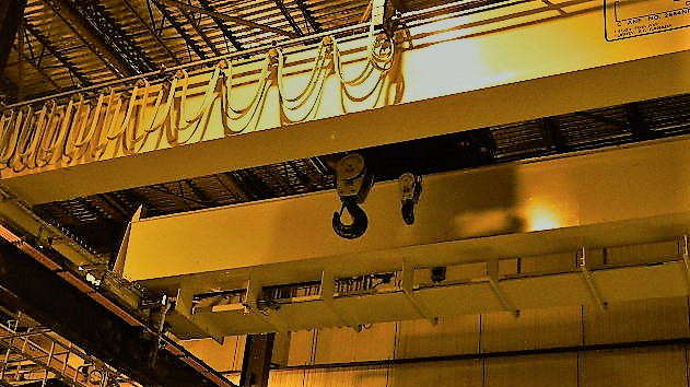45/12 Ton, R & M, 58'0" Span, 41' lift, radio, VFD bridge/trolley, 2005, #2015 - Image 9