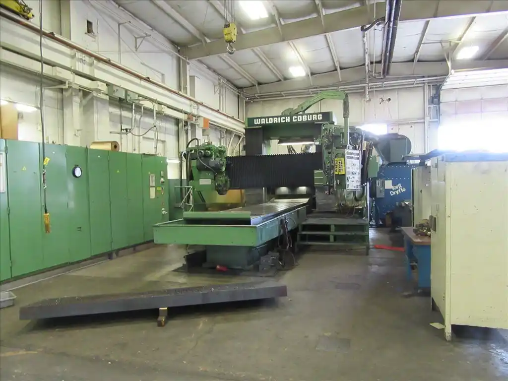 59" x 178" Waldrich Coburg #30-10S, twin column guideway/surface grinder,digital read out,S28694 - Image 1