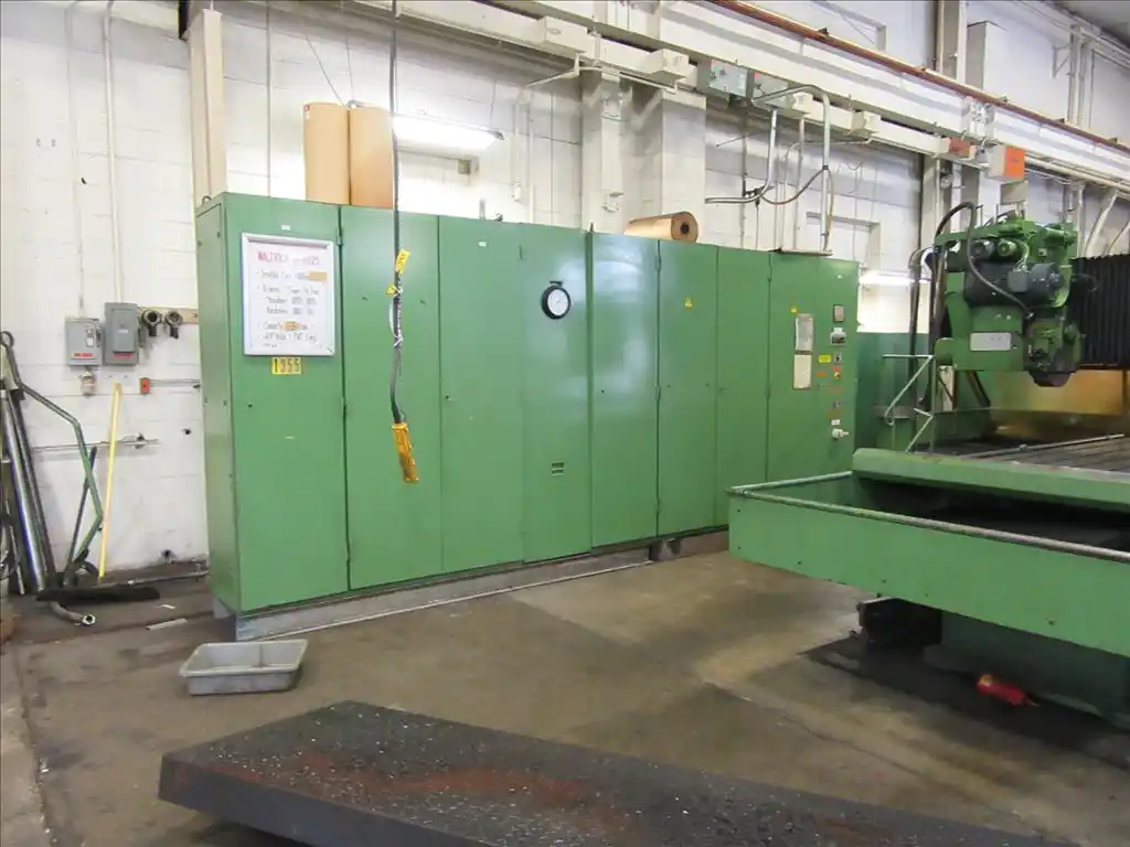 59" x 178" Waldrich Coburg #30-10S, twin column guideway/surface grinder,digital read out,S28694 - Image 2