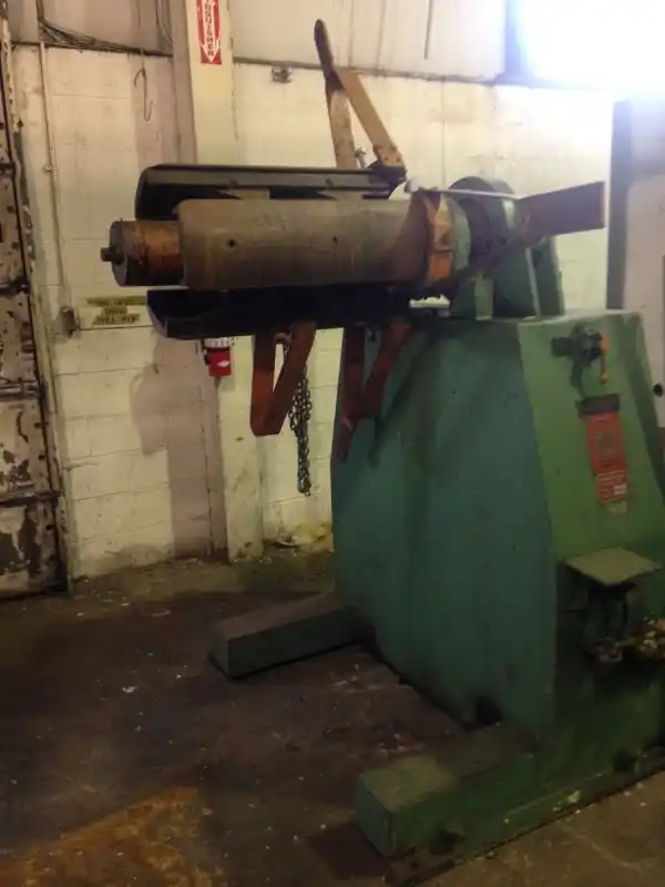 5000 lb. Automatic Feed #102472, plain coil reel, 18" width, 72" outside dimensions, 16" ID,keepers,S24714 - Image 2