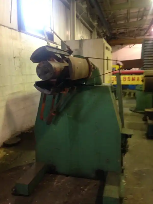 5000 lb. Automatic Feed #102472, plain coil reel, 18" width, 72" outside dimensions, 16" ID,keepers,S24714 - Image 3