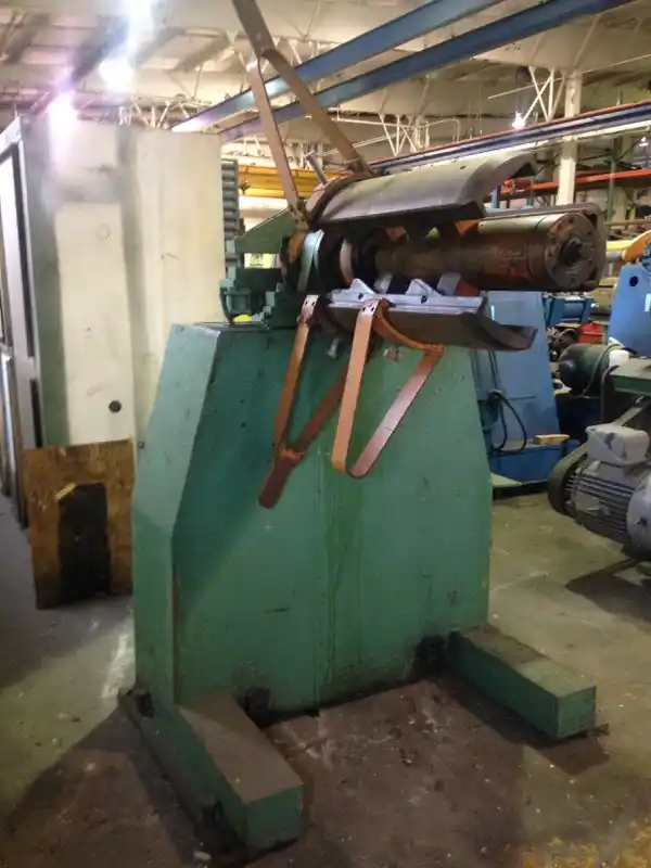 5000 lb. Automatic Feed #102472, plain coil reel, 18" width, 72" outside dimensions, 16" ID,keepers,S24714 - Image 4