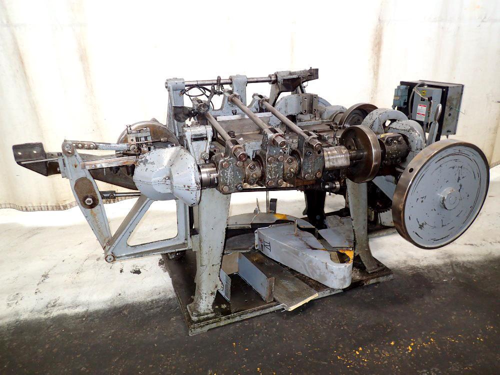 Nilson #S3F, 4-slide, with solid cams, mechanical clutch, 3/16" wire diameter, 2" strip width, 32-130 SPM - Image 1