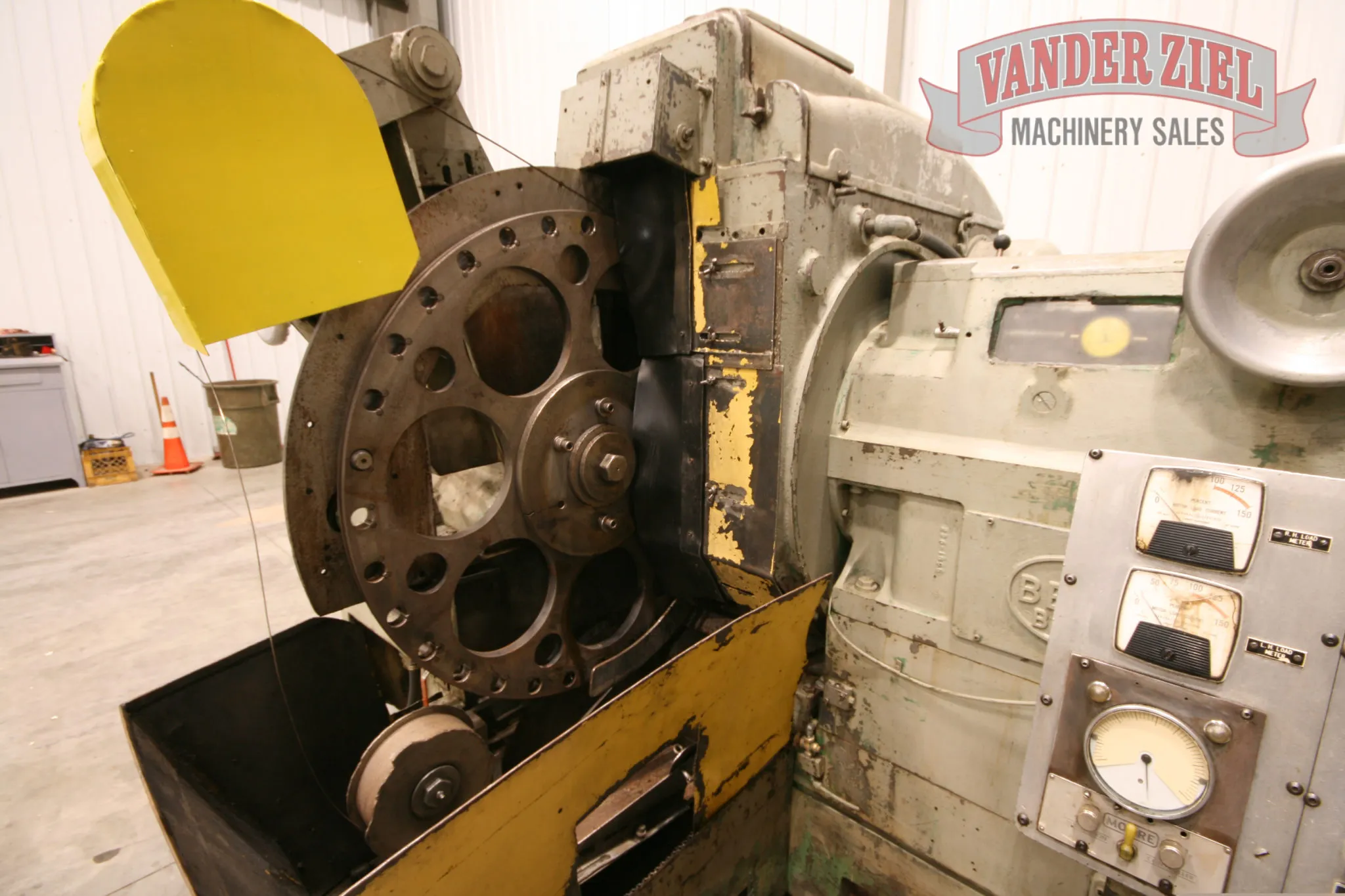 Besly Beloit #DH-6, rotary double disc grinder, 60 HP spindle drive, 30" abrasive outside dimension, #13500 - Image 8