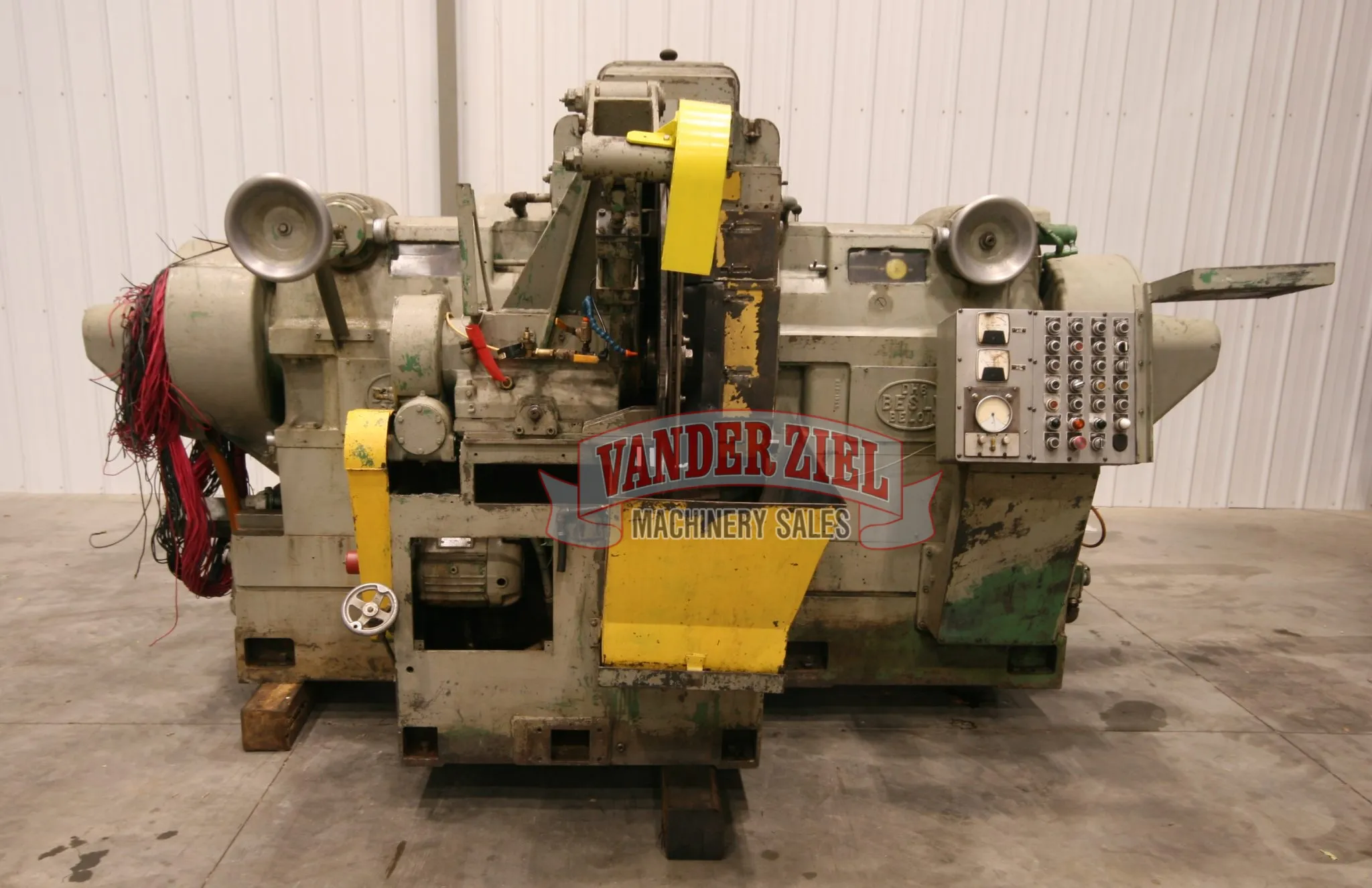Besly Beloit #DH-6, rotary double disc grinder, 60 HP spindle drive, 30" abrasive outside dimension, #13500 - Image 9
