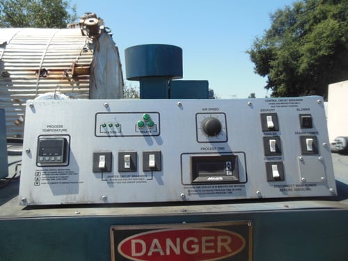 24" width x 168" L HIX Custom #NP-2414, electric belt mug oven, 12.5 KW, 240 V., 3 ph/60 Hz, single zone - Image 7