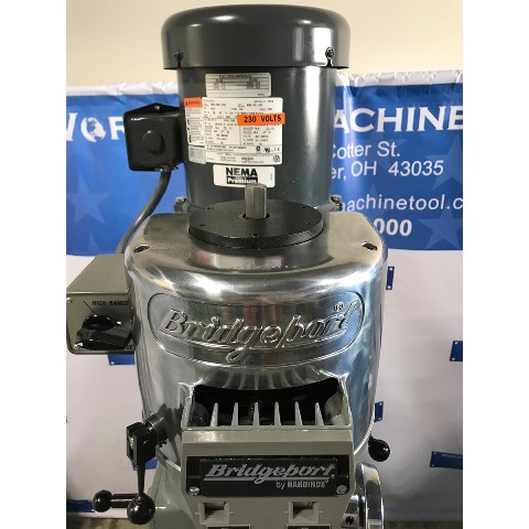 Bridgeport #Series-I, 9" x49" tbl, 3 HP, 36" X, 12" Y, 16" Z, 4200 RPM, R-8, chrome ways, digital read out - Image 5