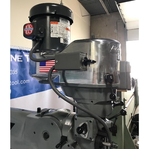 Bridgeport #Series-I, 9" x49" tbl, 3 HP, 36" X, 12" Y, 16" Z, 4200 RPM, R-8, chrome ways, digital read out - Image 6
