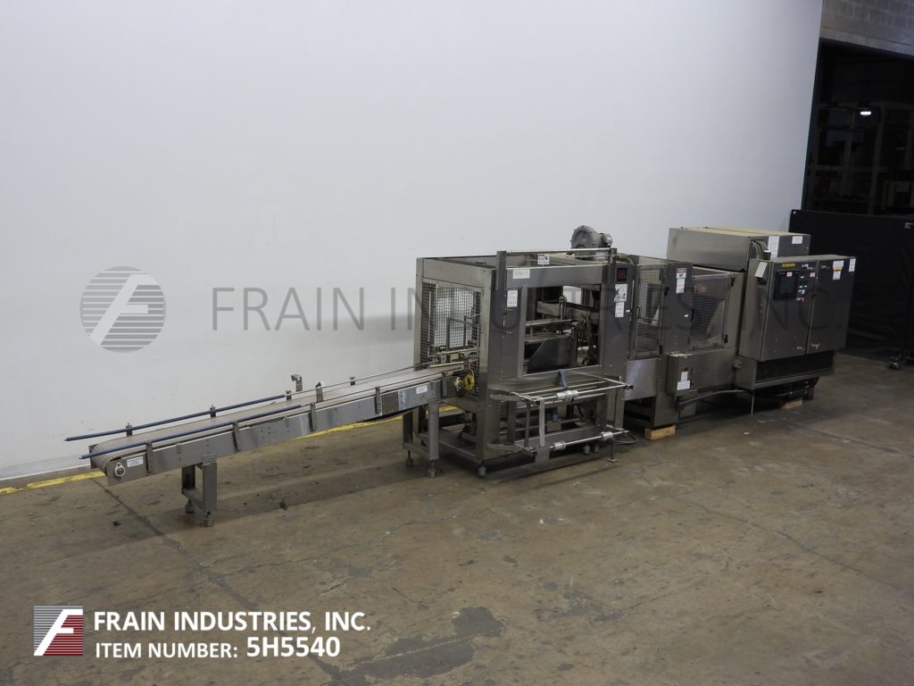 Poly Pack #FIL-24-32CHL, inline, intermittent motion, Stainless Steel, full shrink wrap closure, shrink - Image 1