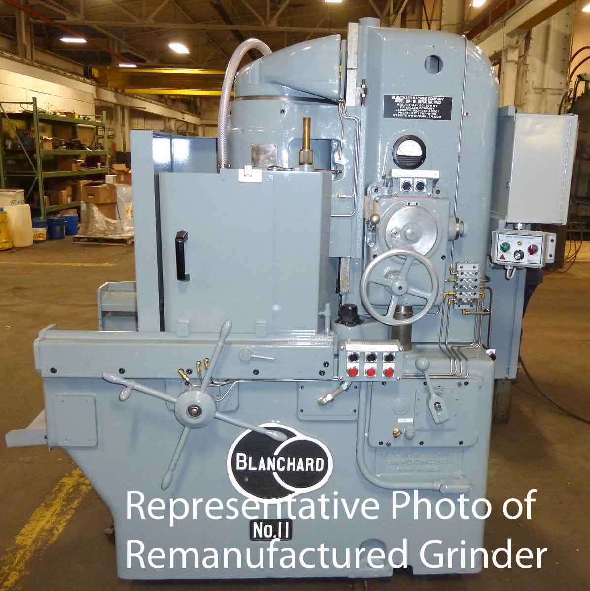 Blanchard #11-16, vert.spindle rotary surface grinder, 16" chuck, rebuilt, 1 yr warranty (3 available) - Image 2