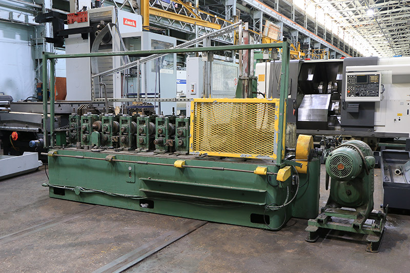 7 Stand, Yoder #M1.5, 12" width, 16"-20" ID, 4" stroke, 2" adj., rollforming line, air clutch, #156253 - Image 2