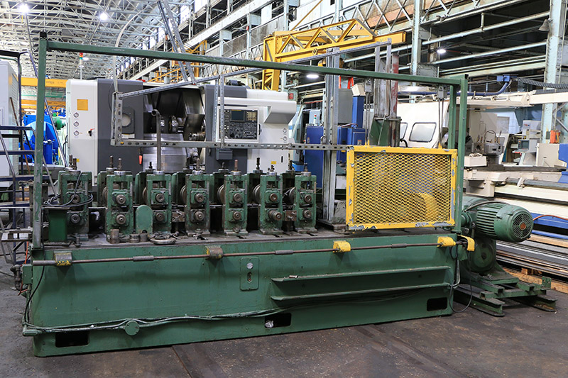 7 Stand, Yoder #M1.5, 12" width, 16"-20" ID, 4" stroke, 2" adj., rollforming line, air clutch, #156253 - Image 3
