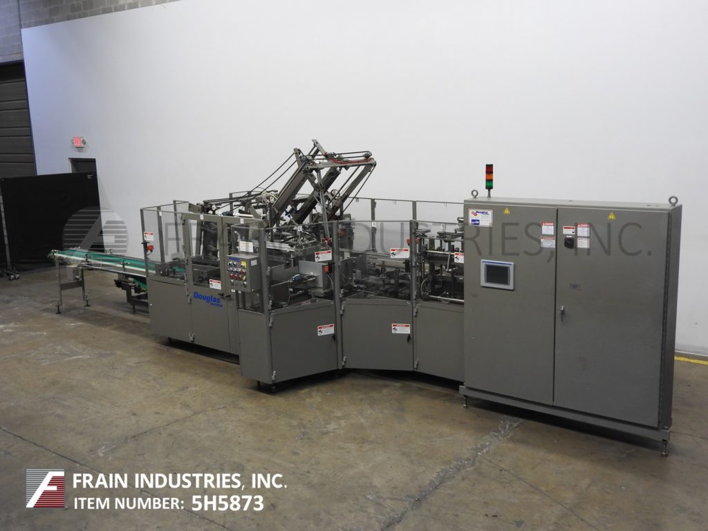 Douglas #Axiom, automatic, knockdown case packer, 5-20 cases or trays per minute, Nordson hot melt glue unit - Image 5