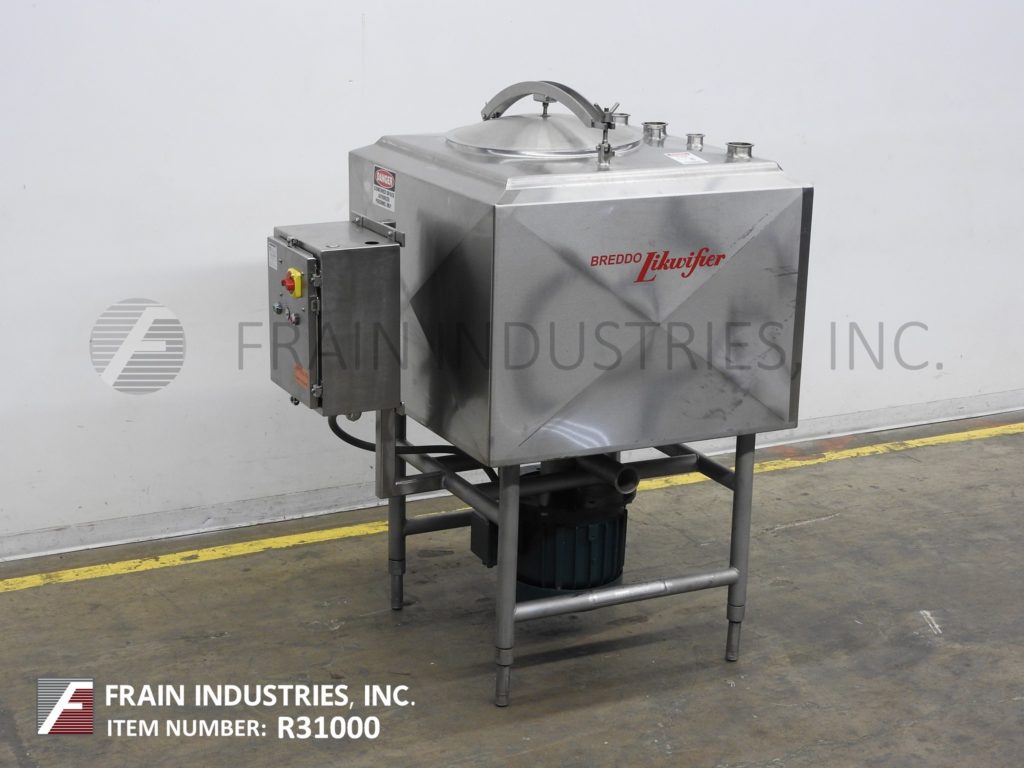 Breddo #LDTW, 200 gallon, Stainless Steel, high shear, side wall jacketed liquefier, square chamber, 44" L x - Image 1