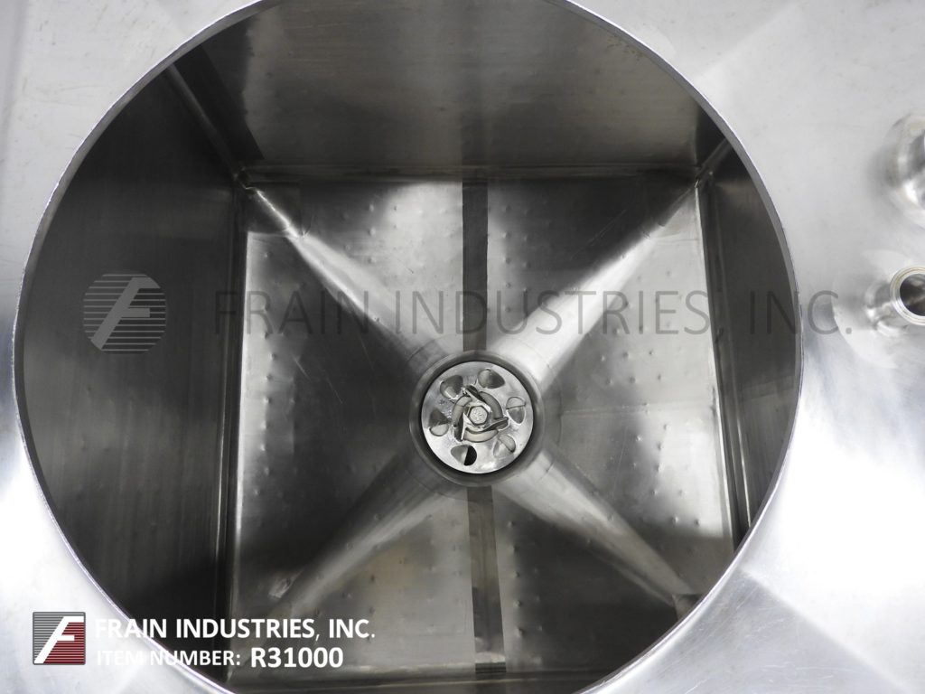 Breddo #LDTW, 200 gallon, Stainless Steel, high shear, side wall jacketed liquefier, square chamber, 44" L x - Image 2