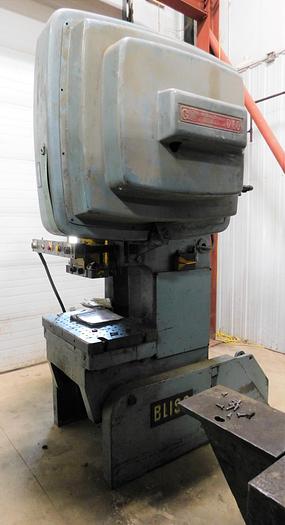60 Ton, Bliss #C-60, OBI mechanical press, 6" stroke, 13-3/4" Shut Height, 3" adjustment, Ross air valve, air - Image 3