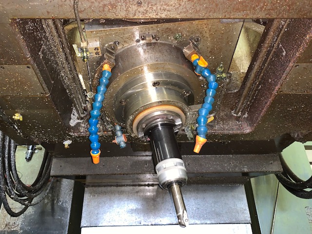 SNK #FSP-120V, 5-Axis profiler, Fanuc 11M CNC, Haas 12" CNC rotary indexer w/tailstock - Image 6