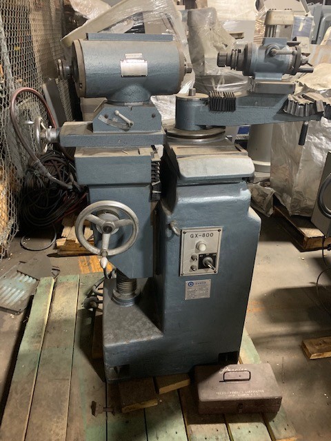 Yuasa #GX-800, radius grinder, 6" cutter diameter, 8" long., 6" vert., 4" cross, tilting wheelhead, 1981 - Image 3