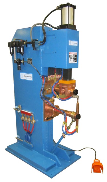 T. J. Snow #SLH, horn style slimline spot welder, 18"-36" throat, pnuematic cylinder & ram style available - Image 3