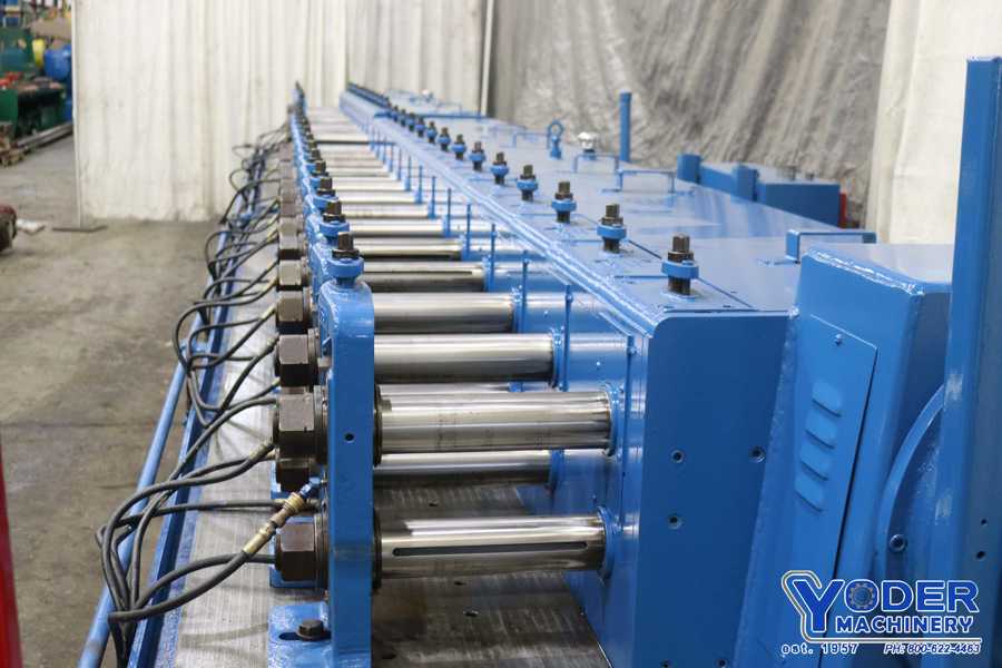 26 Stand, Tishken #26HW-3, rollformer, 3" arbor diameter, 14" roll space, 14" horiz centers, #72239 - Image 3