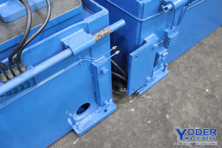 26 Stand, Tishken #26HW-3, rollformer, 3" arbor diameter, 14" roll space, 14" horiz centers, #72239 - Image 7