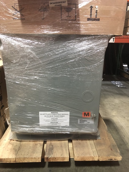 45 KVA 480 Primary, 208Y/120 Secondary, HPS Sentinel K, SK3A0045KB3KF, dry, 10 Bil., new - Image 1