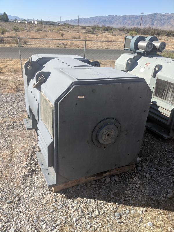 1500 HP 500/580 RPM General Electric, wound shunt, 2370 amps arm, 500VA, 150/300VF (2 available) - Image 3