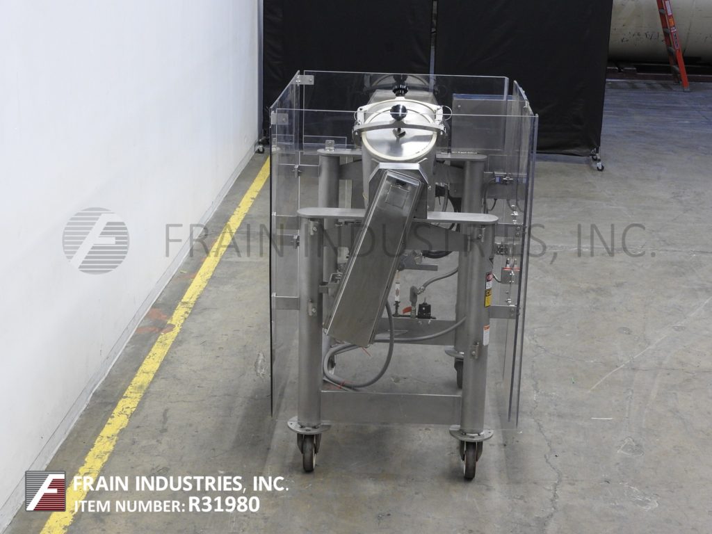 2 cu.ft. Patterson, 316 Stainless Steel twin shell mixer, (2) 12" ID product ports, 6" ID discharge w/36" - Image 4