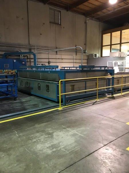 Bending oven, Casso-Solar Corp., 1600°F, 120" x156" heated, 144" x108" glass size - Image 4