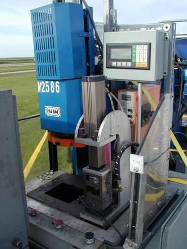 5 Ton, Heim #HPY5054, hydraulic, 1/16" - 1-1/2" keyway cut., 19" thr., 12" work height, 20" x 31" table, 45 - Image 1