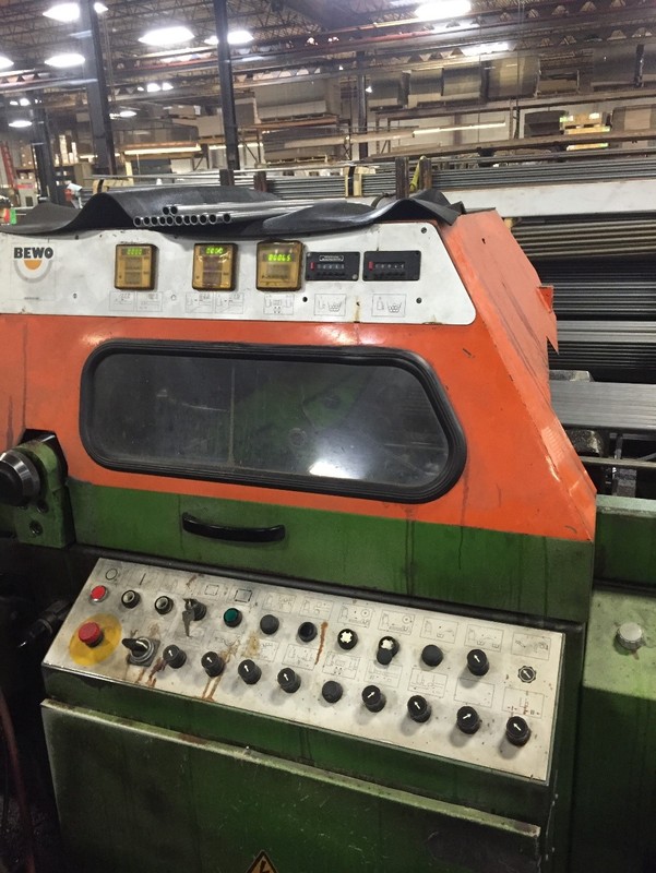 3.12" Bewo #BCH-90, 24" wide brush, bundle loader and deburr, Siemens Control, 3-1/4" outside dimension x - Image 2